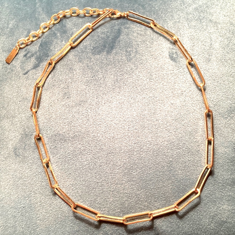 ( nwot ) BaubleBar Paperclip Style Necklace